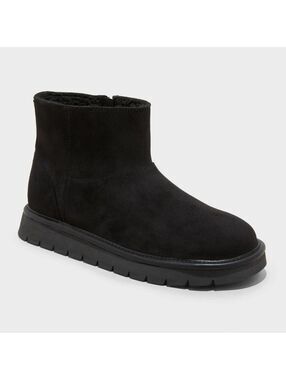 Women's May Faux Suede Booties with Memory Foam Insole - 10